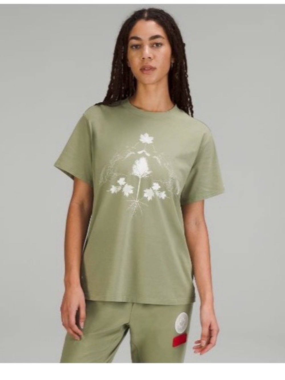 lululemon Team Canada All Yours Cotton Logo T shirt size 6